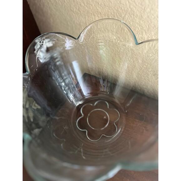 Set of Vintage Pfaltzgraff Clear Glass Salad/Fruit Bowls - Picture 4 of 10